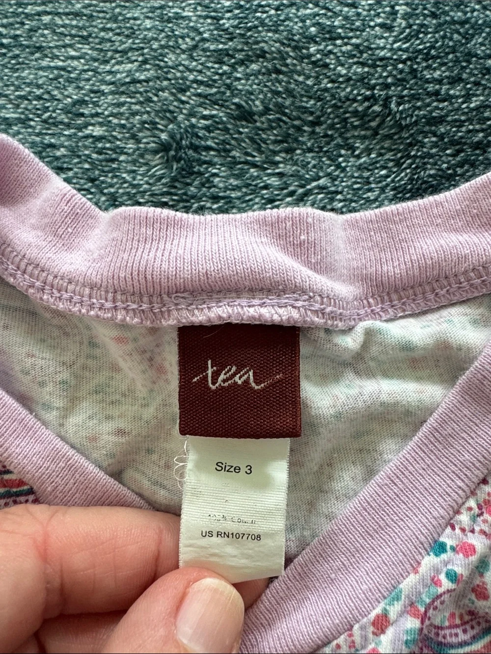 Tea Collection Pink Paisley Sleeveless Cotton Dress
